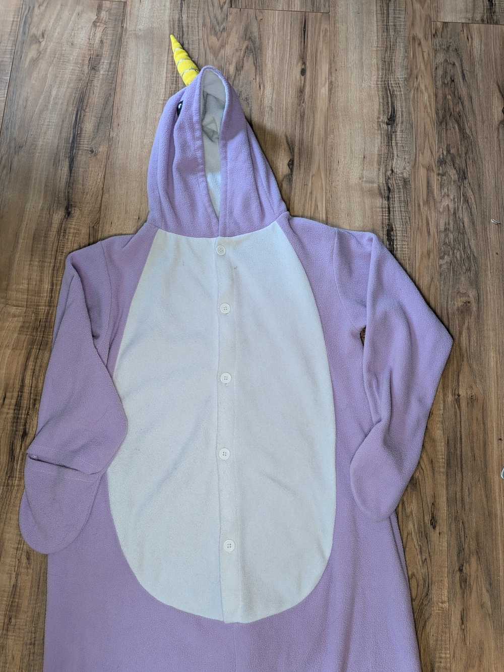 Kids Unicorn Hooded Fleece Jacket - Lavender
